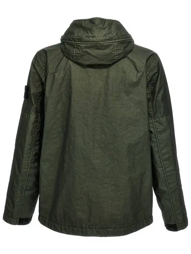 Membrana 3L TC Hooded Jacket Dark Green - STONE ISLAND - BALAAN 4