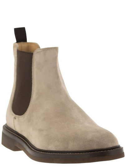 Chelsea Boot in suede - BRUNELLO CUCINELLI - BALAAN 2