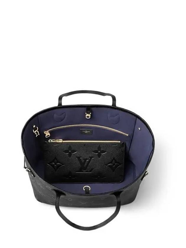 Neverfull MM Monogram Empreinte Tote Bag Noir - LOUIS VUITTON - BALAAN 4