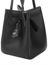 Origami Medium Leather Tote Bag Black - FENDI - BALAAN 3