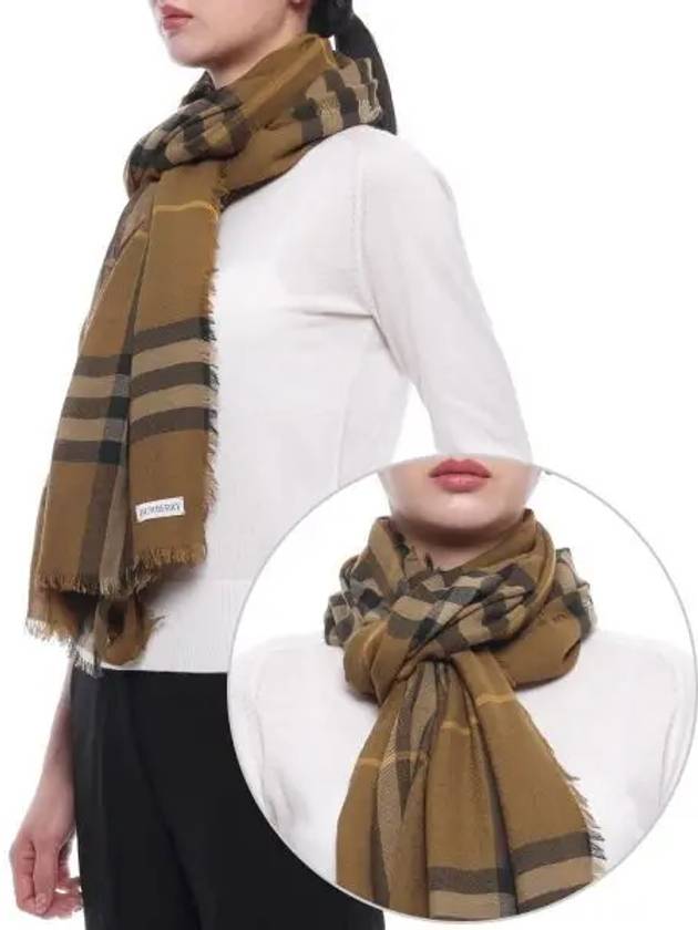 Check Lightweight Wool Scarf Nest - BURBERRY - BALAAN 2