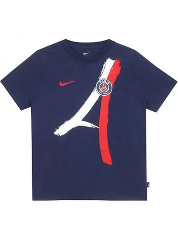 Junior Paris Saint Germain PSG Iconic Away Short Sleeve T Shirt HF0902 410 Domestic Product GQN124071639877 - NIKE - BALAAN 1