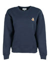 Speedy Fox Patch Comfort Sweatshirt Navy - MAISON KITSUNE - BALAAN 2