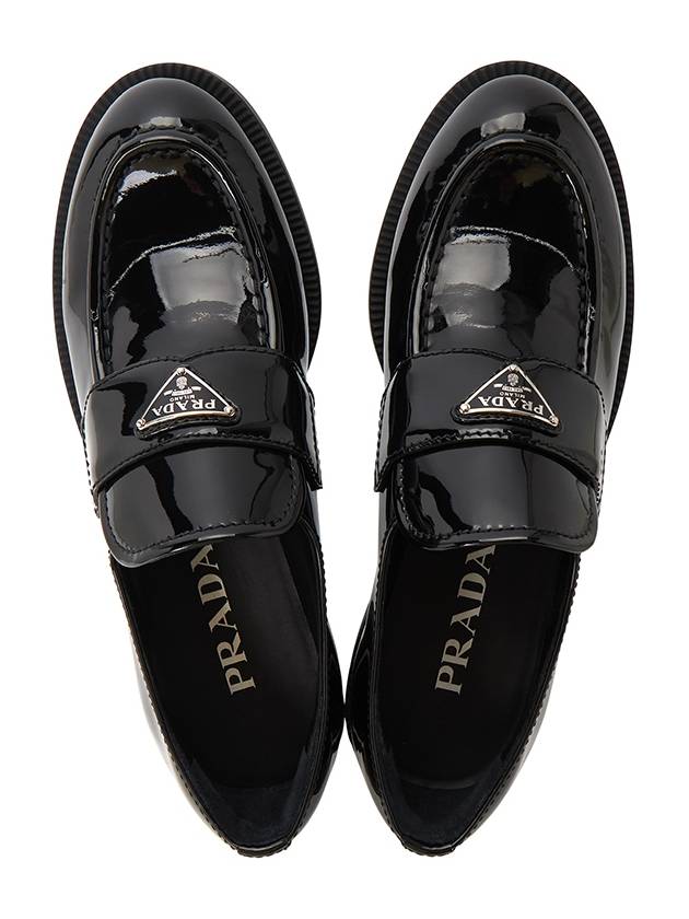 Patent Leather Loafers Black - PRADA - BALAAN 3