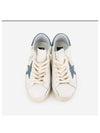 Superstar Classic Blue Suede Low Top Sneakers White - GOLDEN GOOSE - BALAAN 3