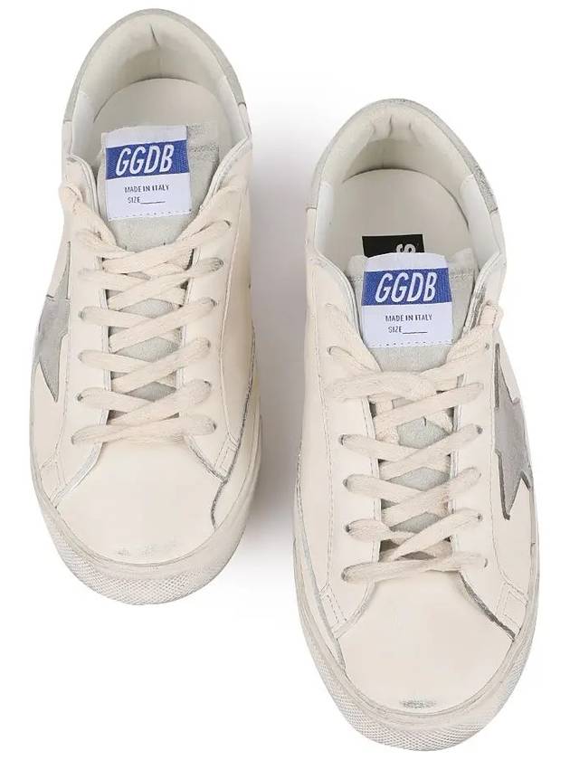 Super Star Suede Leather Low Top Sneaker White - GOLDEN GOOSE - BALAAN 3