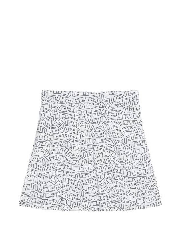 Golf Adina Print Skirt White - J.LINDEBERG - BALAAN 2