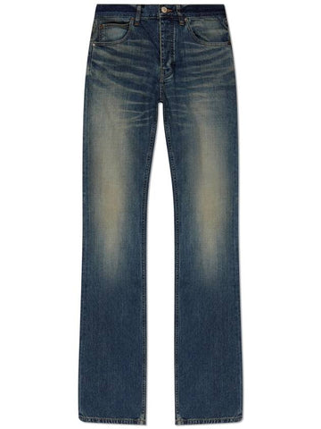 Balenciaga Jeans With Vintage Effect, Women's, Blue - BALENCIAGA - BALAAN 1