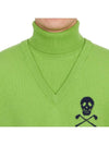 Golf wear men s neck polar knit MLM 2C AB02 LIME - MARK & LONA - BALAAN 7