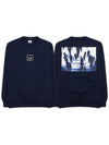 Graphic Printing Logo Sweatshirt Navy - CP COMPANY - BALAAN 2