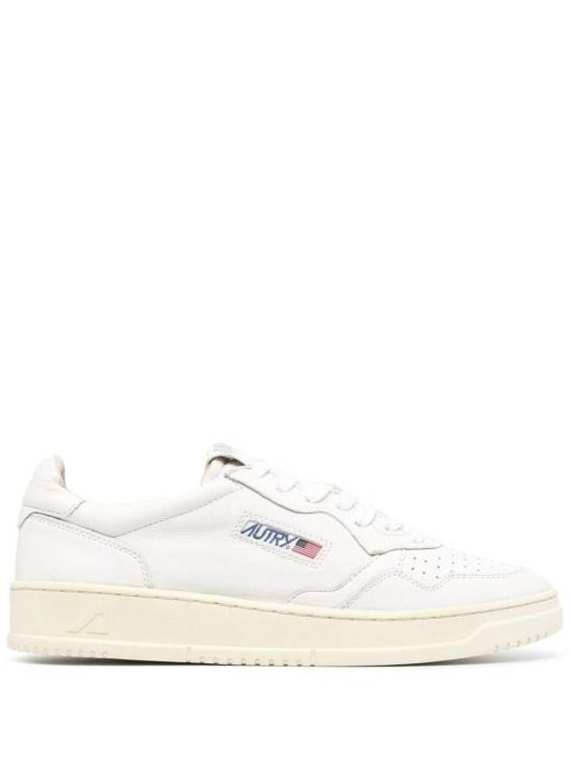 Medalist Goatskin Low Top Sneakers White - AUTRY - BALAAN 2