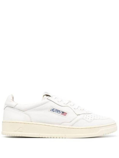 Medalist Goatskin Low Top Sneakers White - AUTRY - BALAAN 2