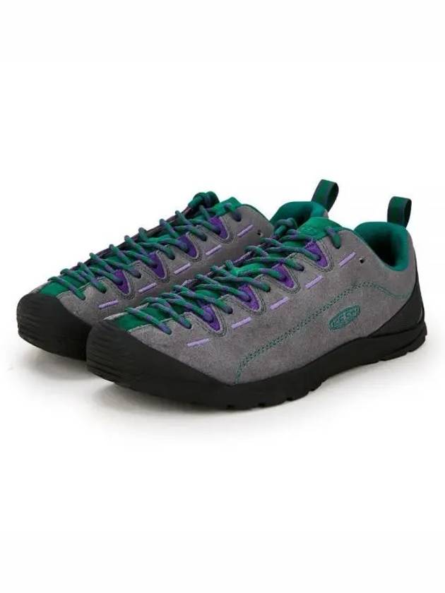 Jasper Suede Low Top Sneakers Steel Grey Aventurine - KEEN - BALAAN 2