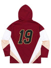 Hooded Hockey Jersey Burgundy - SUPREME - BALAAN 2