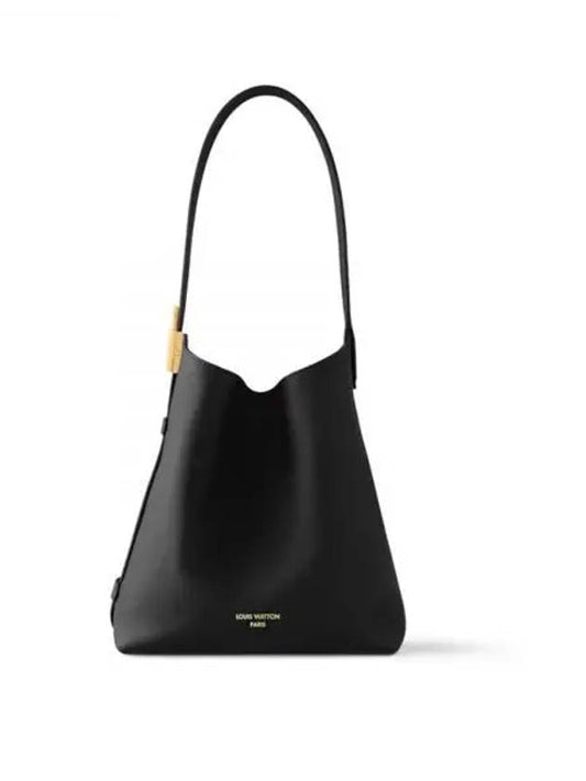 Low Key Hobo Calfskin Shoulder Bag Black - LOUIS VUITTON - BALAAN 2