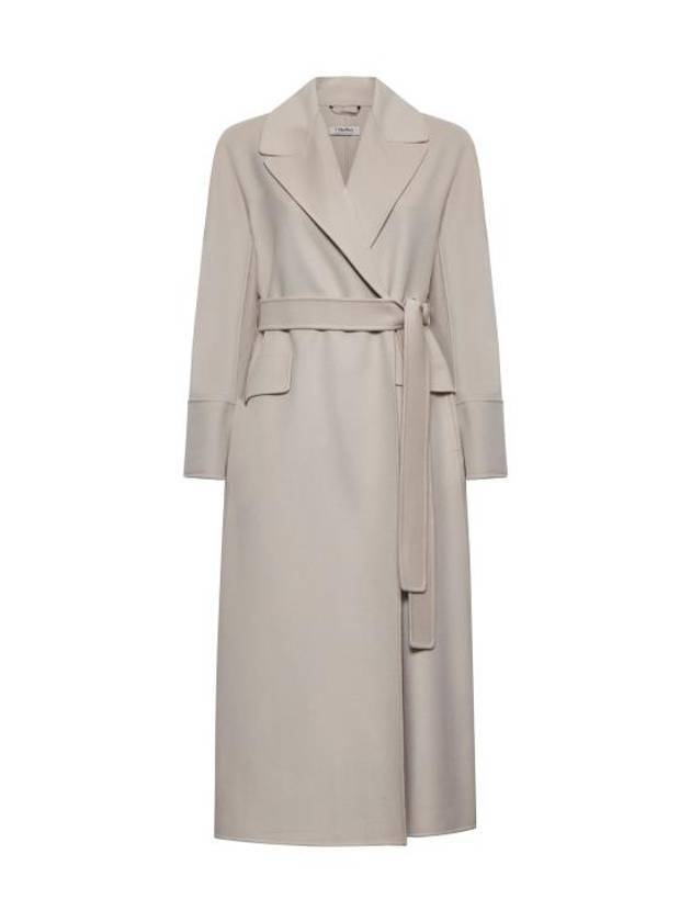 Malika single coat ecru - S MAX MARA - BALAAN 1