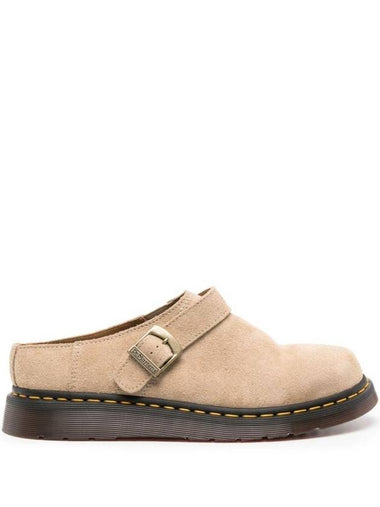 Isham Desert Oasis Suede Mules Beige - DR. MARTENS - BALAAN 1