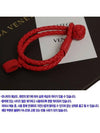 Intrecciato Double Line Bracelet Red - BOTTEGA VENETA - BALAAN 4