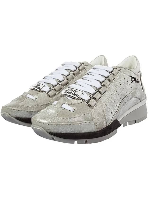 11th Anniversary AllOver Velor Sneakers W14 K504 V406 2137 - DSQUARED2 - BALAAN 3