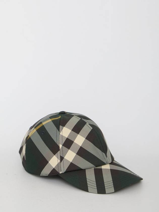 Check pattern ball cap green - BURBERRY - BALAAN 2