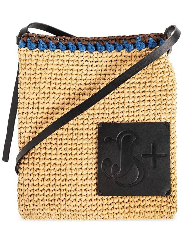 Woven Raffia Open Top Crossbody Bag J42WG0018P6667_115 - JIL SANDER - BALAAN 1