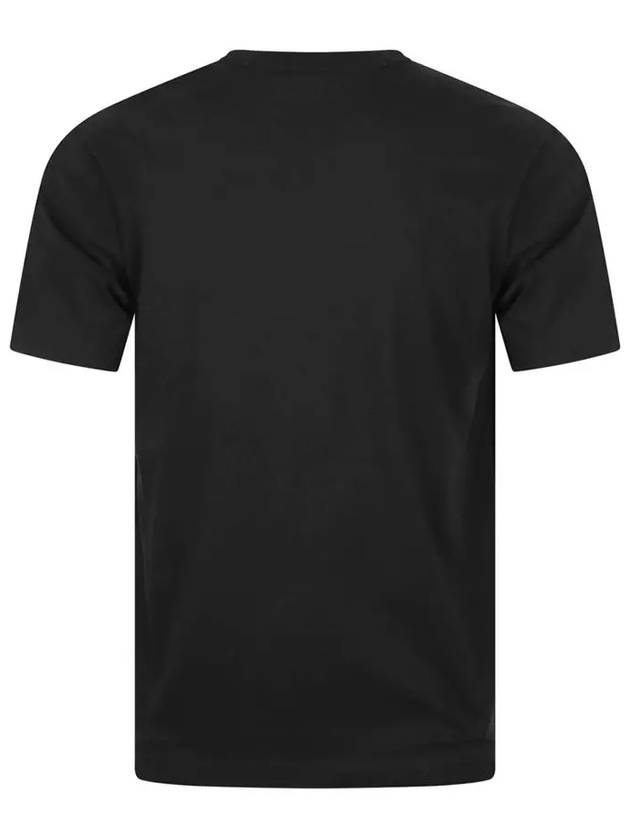 Zebra Logo Crew Neck Cotton Short Sleeve T-Shirt Black - PAUL SMITH - BALAAN 4