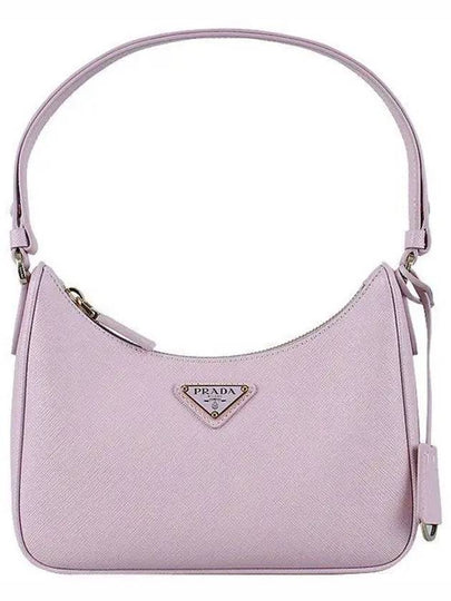 Re-Edition Saffiano Leather Mini Bag Pink - PRADA - BALAAN 2