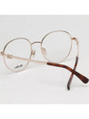 Glasses Frame MM5081 032 Round Gold Metal Fashion - MAX MARA - BALAAN 4