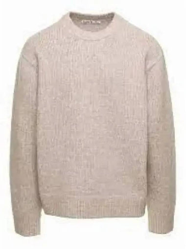 Crew neck sweater light gray B60243 - ACNE STUDIOS - BALAAN 1