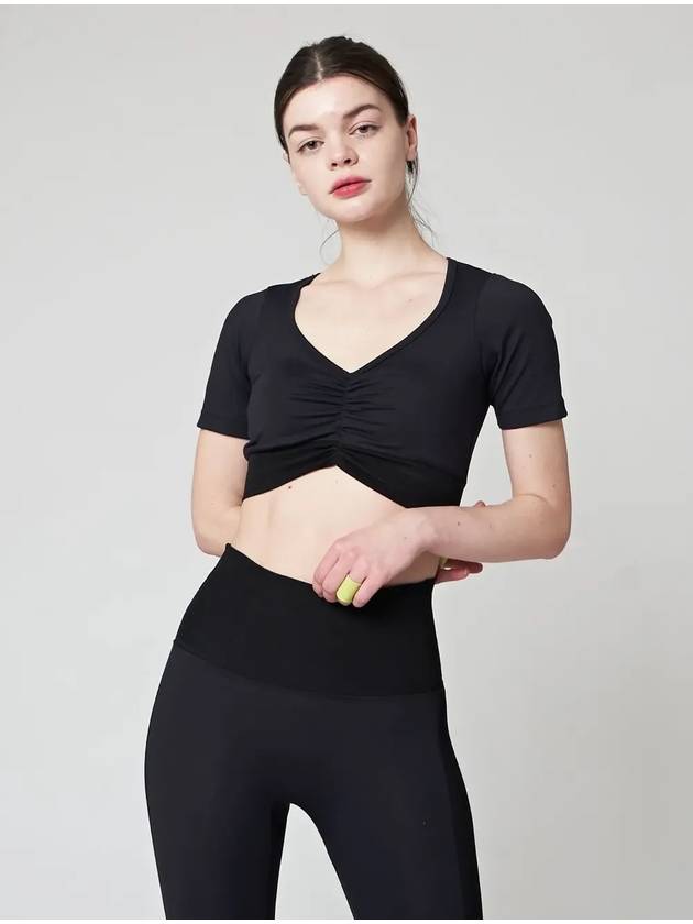 Support Shirring Top Black - ATHPLATFORM - BALAAN 1