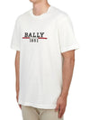 Men s short sleeve t shirt M5OU739F 7S319 10 - BALLY - BALAAN 2