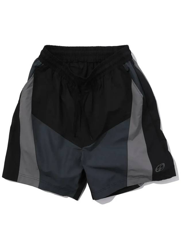 Mixed nylon block shorts black - CPGN STUDIO - BALAAN 4