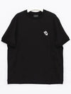 Logo Regular Fit Short Sleeve T-Shirt Black - EMPORIO ARMANI - BALAAN 3