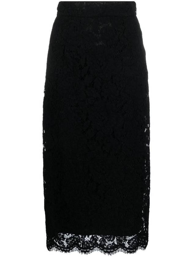 DG Essential Midi Skirt F4B7ITFLRE1 N0000 NERO B0170393595 - DOLCE&GABBANA - BALAAN 2