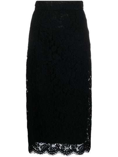 DG Essential Midi Skirt F4B7ITFLRE1 N0000 NERO B0170393595 - DOLCE&GABBANA - BALAAN 2