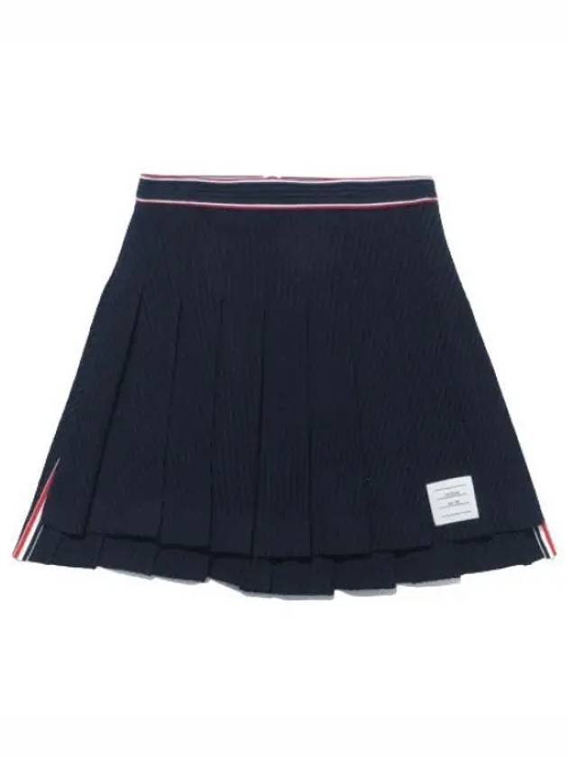 Skirt University Striped Pleated Mini Skirt - THOM BROWNE - BALAAN 1