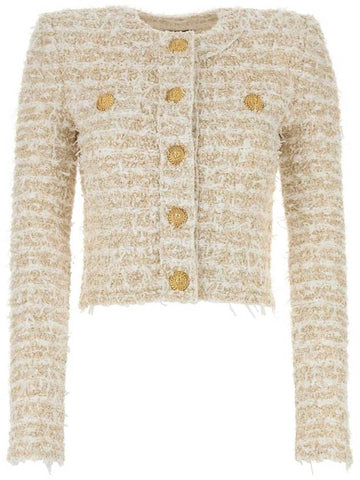 Balmain Lurex Tweed Blazer - BALMAIN - BALAAN 1