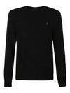 Logo Basic Pullover Knit Top Black - POLO RALPH LAUREN - BALAAN 2