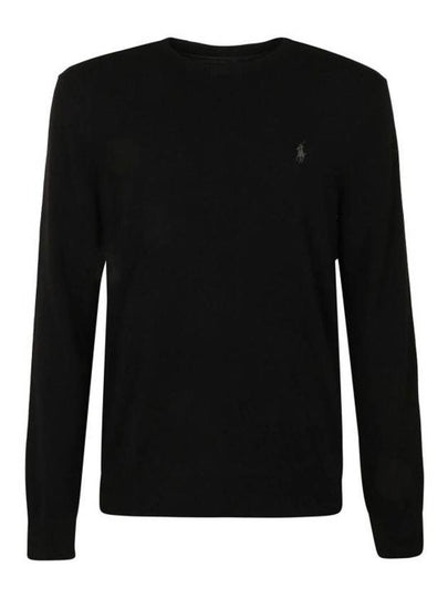 Logo Basic Pullover Knit Top Black - POLO RALPH LAUREN - BALAAN 2