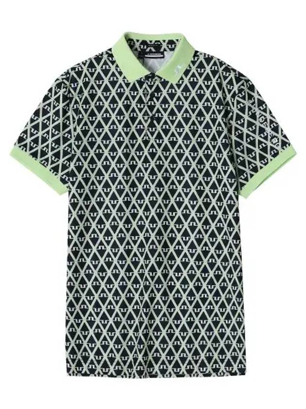 Tour Tech Reg Fit Print Polo GMJT09167 O500 Men's Tour Tech Regular Fit Polo - J.LINDEBERG - BALAAN 5