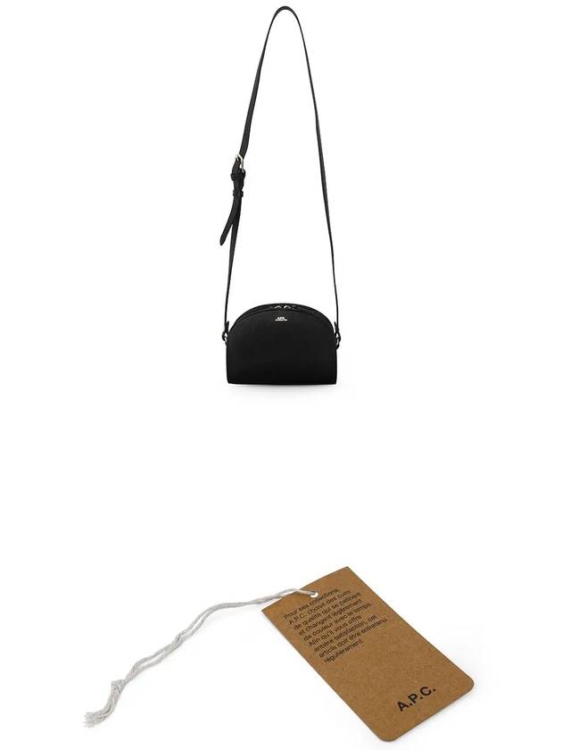 Saffiano Demi Rune Mini Cross Bag Black - A.P.C. - BALAAN 4