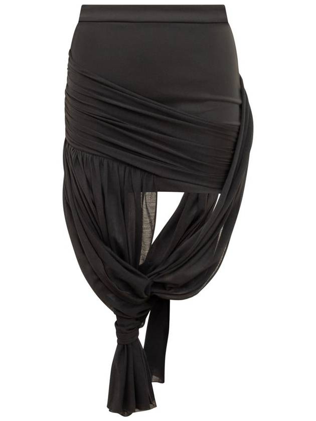 Drape Wrap Style Midi Skirt SK0168PG0843999 - JW ANDERSON - BALAAN 2