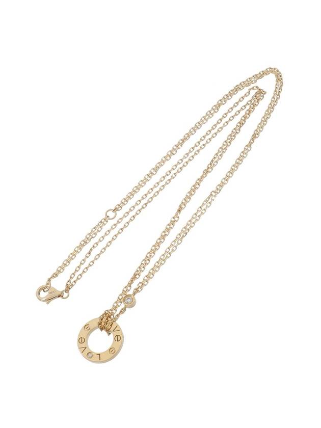 Love 2 Diamond Necklace Gold - CARTIER - BALAAN 1