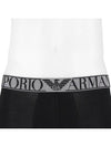 Logo Band Trunk Briefs 2 Pack Black - EMPORIO ARMANI - 6