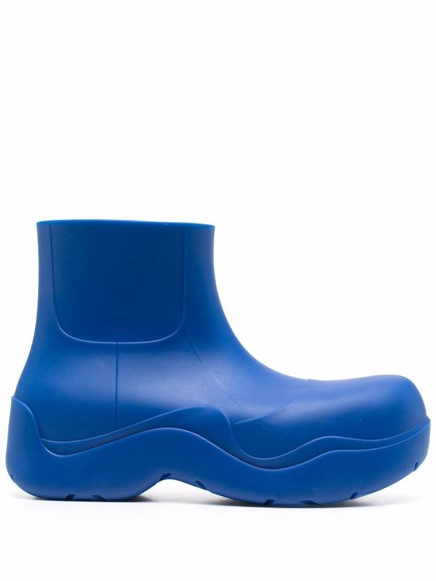 Women's Puddle Rain Boots Cobalt - BOTTEGA VENETA - BALAAN 1