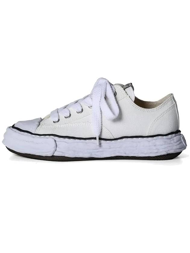 Peterson23 OG Sole Canvas Low Top Sneakers White - MAISON MIHARA YASUHIRO - BALAAN 4