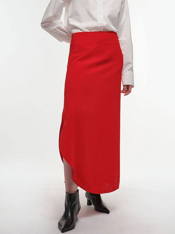 UNBALANCED LONG SKIRT_2colors - MAGJAY - BALAAN 1