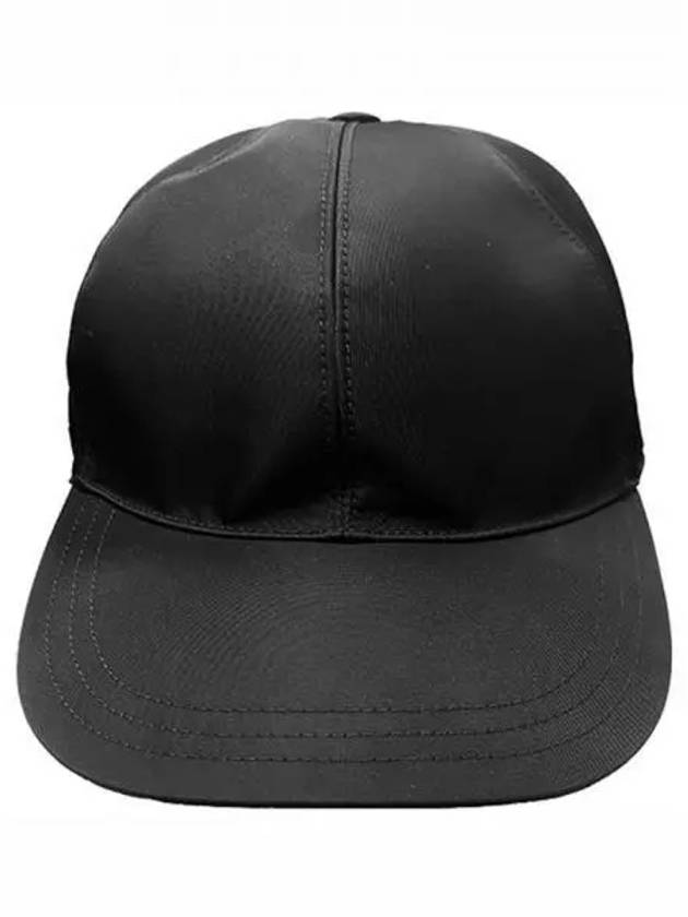 triangle logo re-nylon ball cap black - PRADA - BALAAN 2