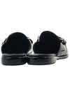 Women's Logo Leather Bloafers Black - MIU MIU - BALAAN 5