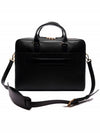 Shiny Grain Leather Brief Case Black - TOM FORD - BALAAN.